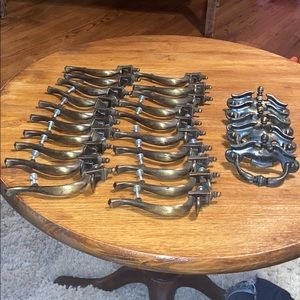 Vintage American lock pulls